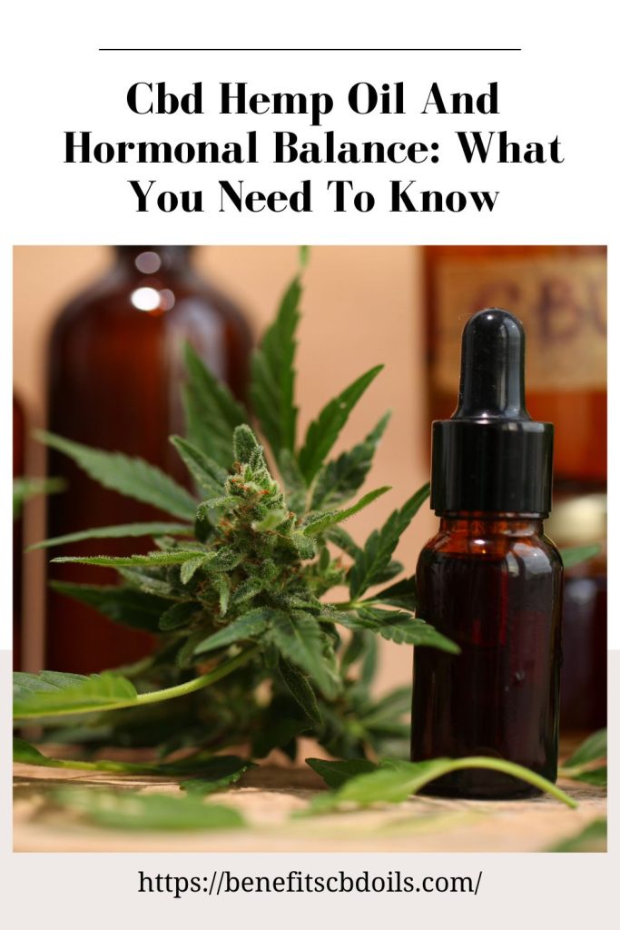 CBD Hemp Oil And Hormonal Balance: What You Need To Know.